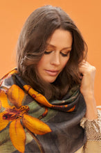 Load image into Gallery viewer, Powder Botany Bliss Wool Wrap Scarf
