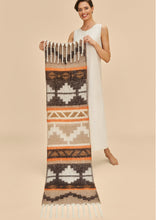 Load image into Gallery viewer, Powder Koko Aztec Scarf - 70s Brown Mix
