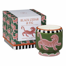 Load image into Gallery viewer, PADDYWAX Ceramic Boxed Black Cedar &amp; Fig Scented Candle
