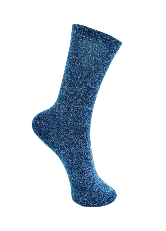 Black Colour DK Lurex Socks - 4 colours available