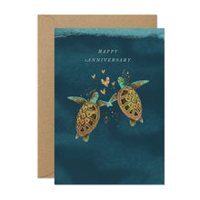 Load image into Gallery viewer, Stephanie Davies Happy Anniversary Turtles Card
