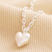 Load image into Gallery viewer, Tiny Heart Pendant Necklace - Silver
