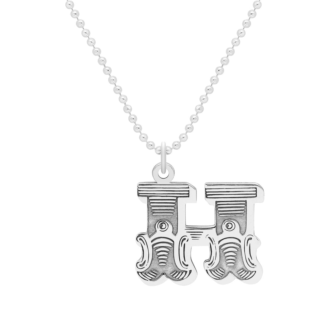 Carter Gore Silver Pendant ‘H’