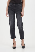 Load image into Gallery viewer, ICHI Twiggy Barrel Jeans - Washed Grey
