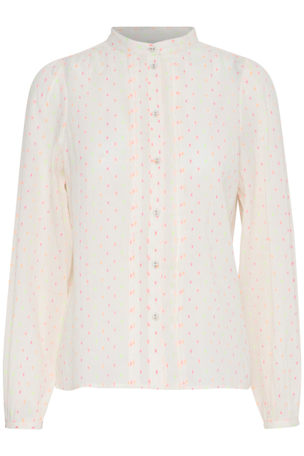 ICHI Fivola Neon Dash Blouse