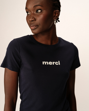 Load image into Gallery viewer, Grace &amp; Mila ‘Merci’ T-shirt - 2 Colours
