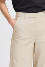 Load image into Gallery viewer, B Young Oatmeal Danta Wide Leg Trousers
