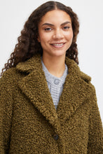 Load image into Gallery viewer, B Young Acasa Boucle Coat - Olive
