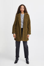 Load image into Gallery viewer, B Young Acasa Boucle Coat - Olive
