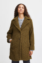 Load image into Gallery viewer, B Young Acasa Boucle Coat - Olive
