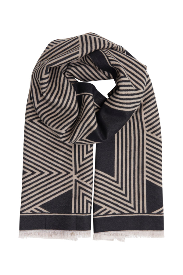 B Young Vibi Geometric Scarf