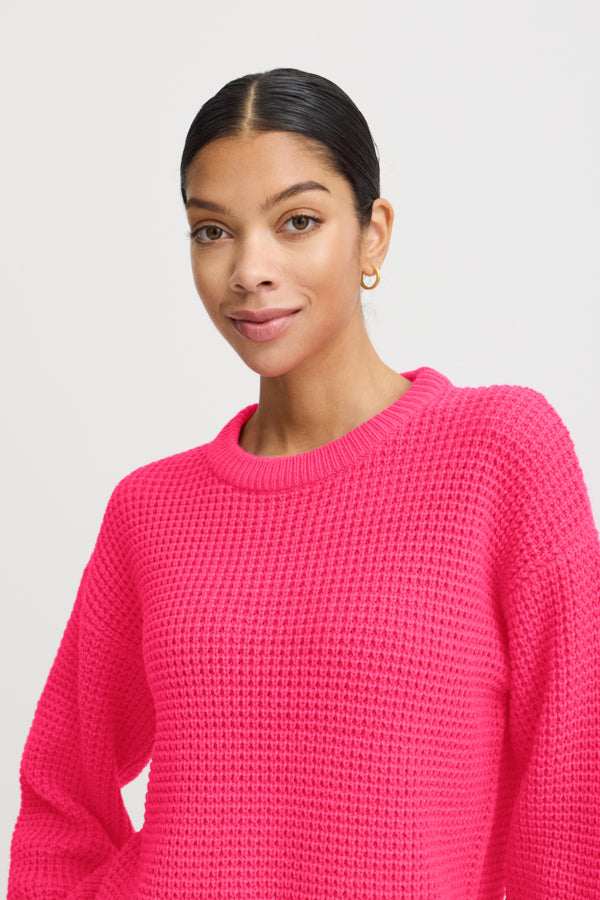 B Young Otinka Waffle Jumper - 2 Colours