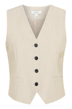 Load image into Gallery viewer, B Young Danta Waistcoat - Oatmeal
