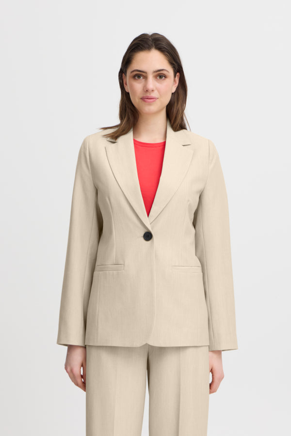 B Young Oatmeal Danta Blazer