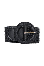 Load image into Gallery viewer, B Young Plaited Belts - Cream / Black
