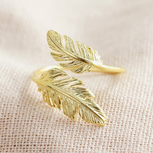 Load image into Gallery viewer, Lisa Angel Feather Ring - Gold/Silver
