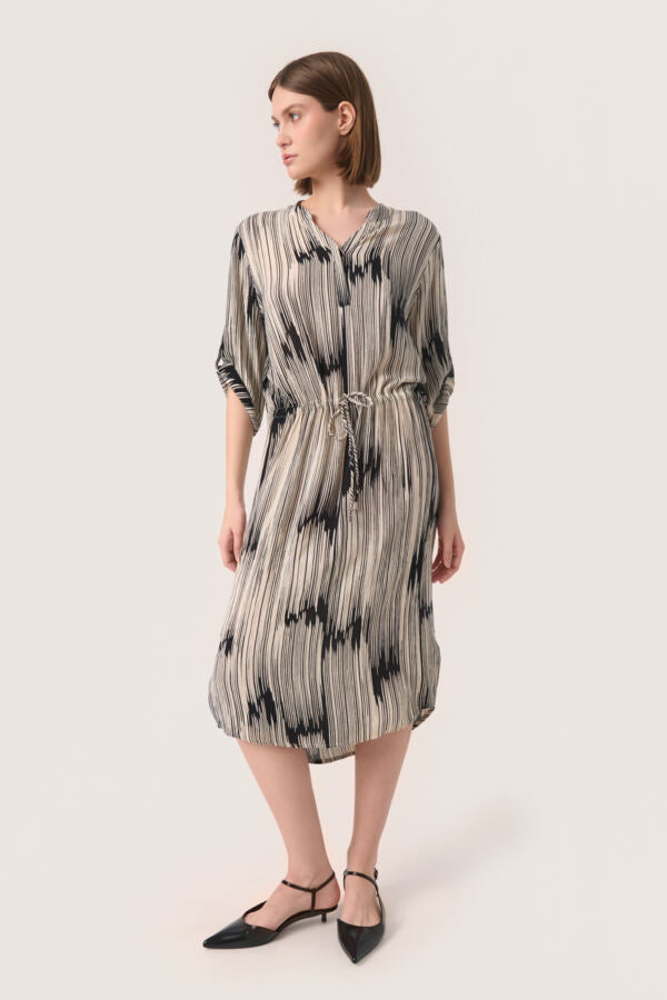 Soaked in Luxury Abstract Stripe Zaya Dress