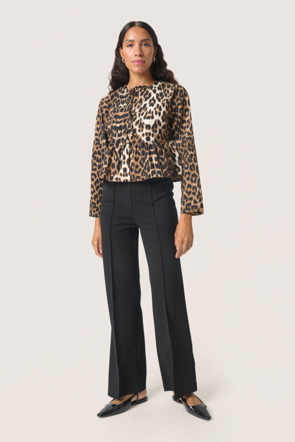 Soaked in Luxury Xala Leopard Blouse