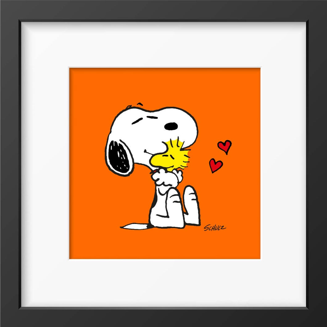 Peanuts Hugs Framed Print