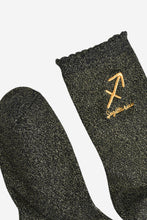 Load image into Gallery viewer, Sock Talk Women’s Zodiac Glitter Socks
