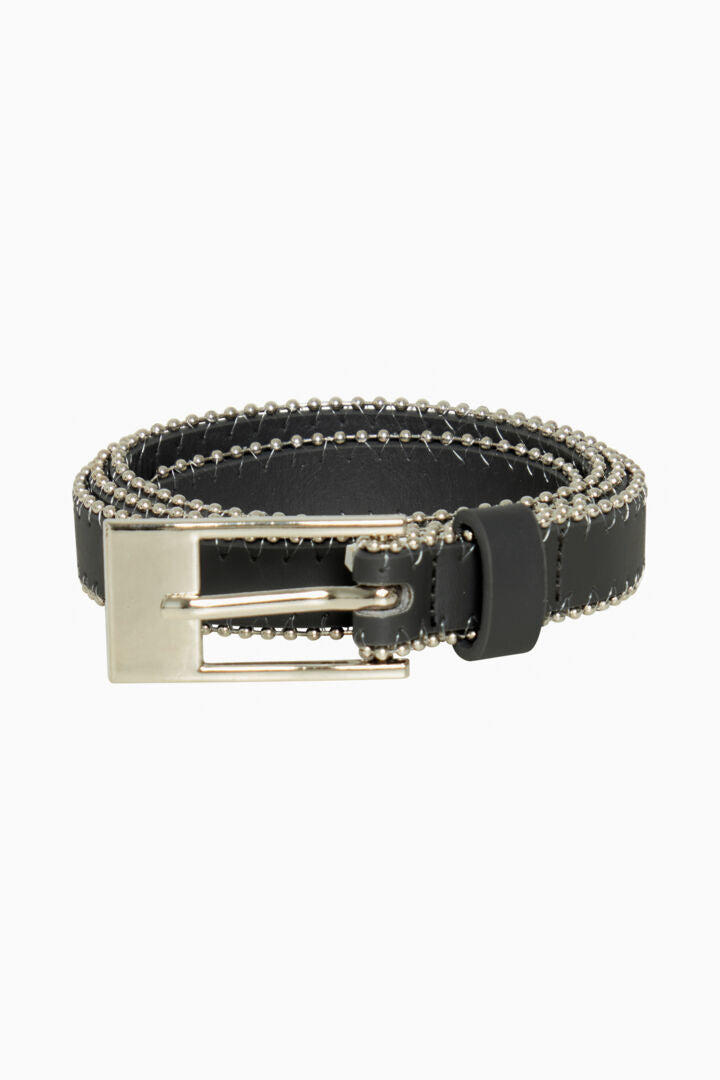 Black embellished belt hotsell