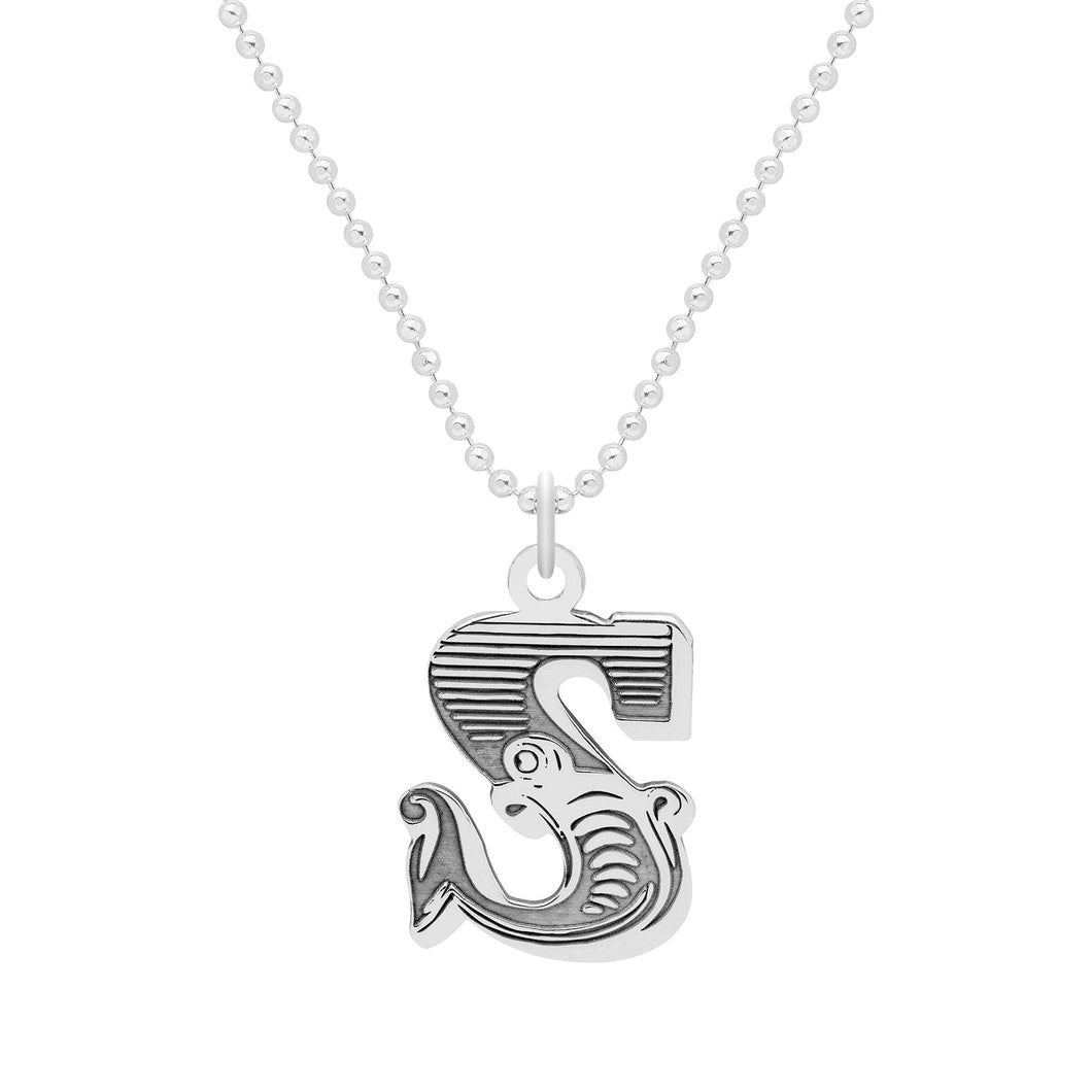 Carter Gore Silver Pendant ‘S’