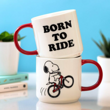 Load image into Gallery viewer, Snoopy Born To Ride Mug
