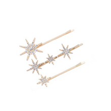 Load image into Gallery viewer, Sparkly Large Star Clip - Gold
