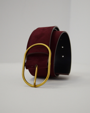 Load image into Gallery viewer, Grace &amp; Mila Oval Gold Buckle Belt - 3 Colours
