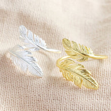 Load image into Gallery viewer, Lisa Angel Feather Ring - Gold/Silver
