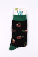 Load image into Gallery viewer, Sock Talk Men’s Snoozing Sloth Bamboo Socks
