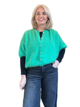 Load image into Gallery viewer, Elbow Sleeve Mohair Cardi - One Size
