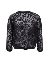 Load image into Gallery viewer, Black Colour DK Esther Lace Sweatshirt
