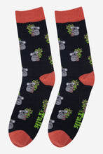 Load image into Gallery viewer, Sock Talk Men’s Sleepy Koala Bamboo Socks
