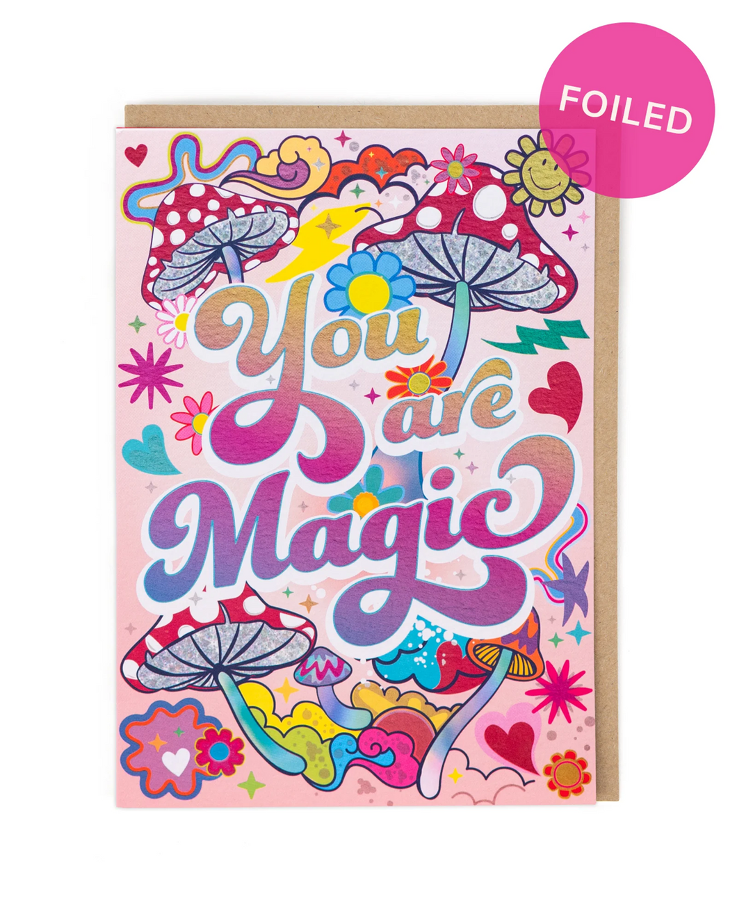 Magic Mushroom Greeting Card