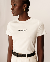 Load image into Gallery viewer, Grace &amp; Mila ‘Merci’ T-shirt - 2 Colours
