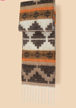 Load image into Gallery viewer, Powder Koko Aztec Scarf - 70s Brown Mix
