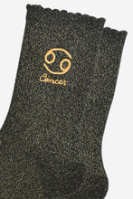 Load image into Gallery viewer, Sock Talk Women’s Zodiac Glitter Socks
