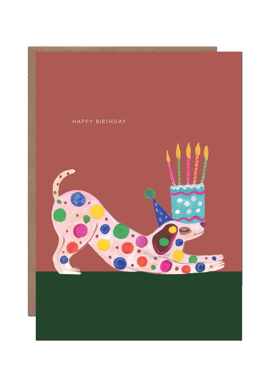 Spotty Dog Greeting Card