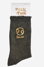 Load image into Gallery viewer, Sock Talk Women’s Zodiac Glitter Socks
