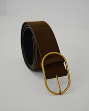 Load image into Gallery viewer, Grace &amp; Mila Oval Gold Buckle Belt - 3 Colours
