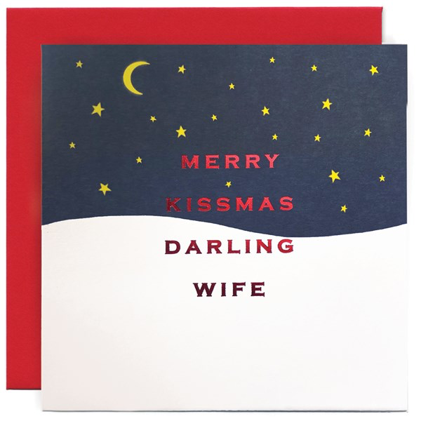 Susan O’Hanlon Merry Kissmas Wife  - Greetings Card