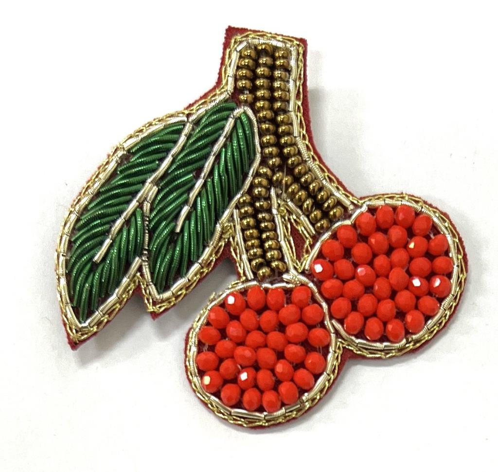 Cherries Brooch