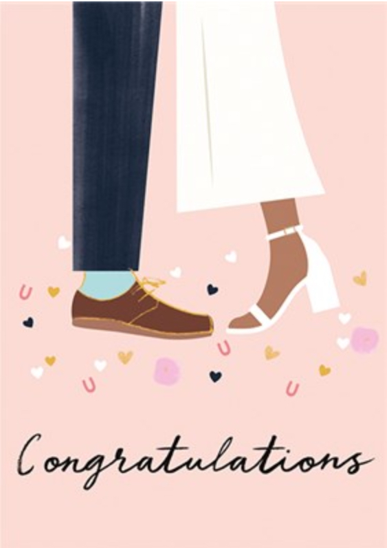 Wedding Legs - Greeting Card